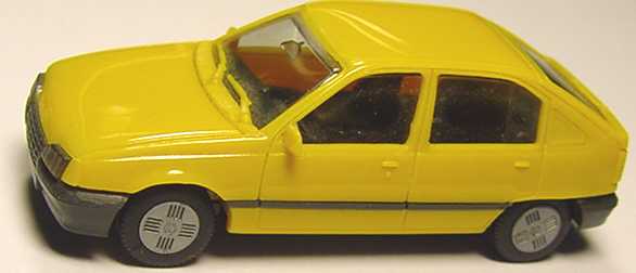 Foto 1:87 Opel Kadett E 4türig orangegelb herpa 2045