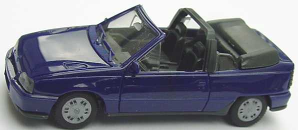 Foto 1:87 Opel Kadett GSi Cabrio dunkelblau herpa 2058