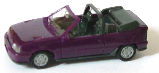 Foto 1:87 Opel Kadett GSi Cabrio dunkelviolett herpa 2058