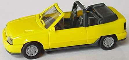 Foto 1:87 Opel Kadett GSi Cabrio gelb herpa 2058/183017