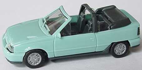 Foto 1:87 Opel Kadett GSi Cabrio hellmintgrün herpa 2058