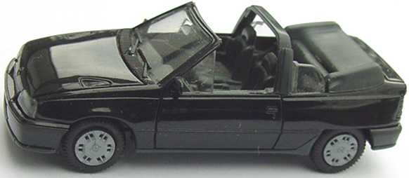 Foto 1:87 Opel Kadett GSi Cabrio schwarz herpa 2058