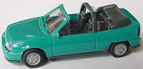 Foto 1:87 Opel Kadett GSi Cabrio türkis herpa 2058