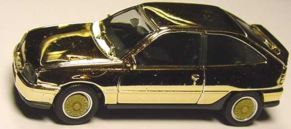 Foto 1:87 Opel Kadett GSi goldchrom, BBS-Felgen gold herpa