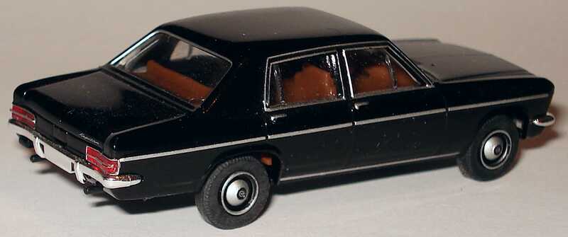 Foto 1:87 Opel Kapitän B schwarz (Top Decoration) Brekina 20700