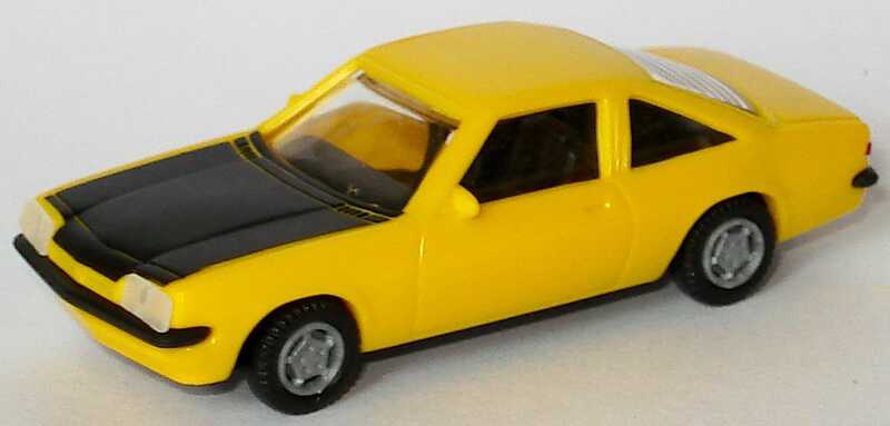 Foto 1:87 Opel Manta B SR gelb euromodell