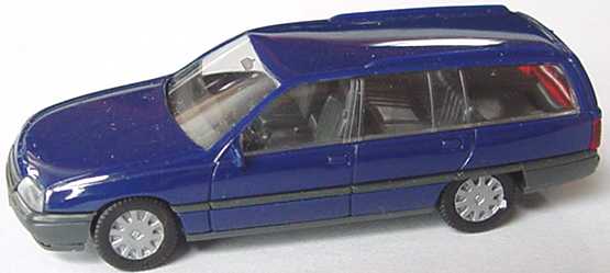 Foto 1:87 Opel Omega Caravan GLS royalblau herpa 020664