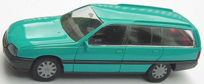 Foto 1:87 Opel Omega Caravan GLS türkis herpa 020664