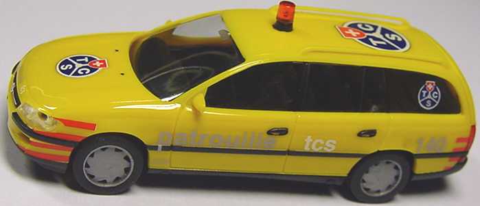 Foto 1:87 Opel Omega Caravan GL Patrouille TCS herpa 186469