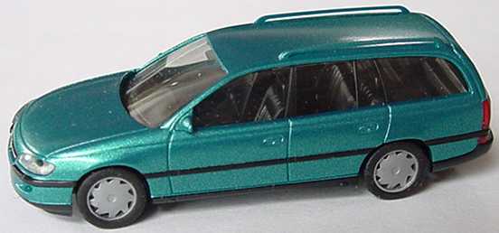 Foto 1:87 Opel Omega Caravan GL caribicblue-met. herpa 031530