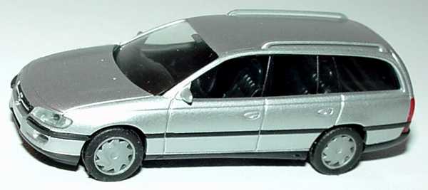 Foto 1:87 Opel Omega Caravan GL starsilber-met. herpa 031530