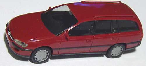 Foto 1:87 Opel Omega Caravan GL toskanarot herpa 021531