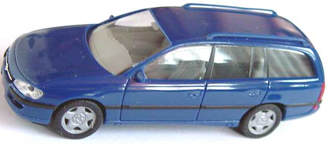 Foto 1:87 Opel Omega Caravan MV6 blau herpa 021562