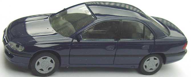 Foto 1:87 Opel Omega MV6 dunkelblau herpa 021555