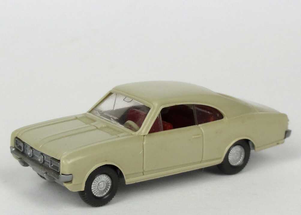 Foto 1:87 Opel Rekord 66 Commodore A GS Coupé hellbeigegrau Wiking 084