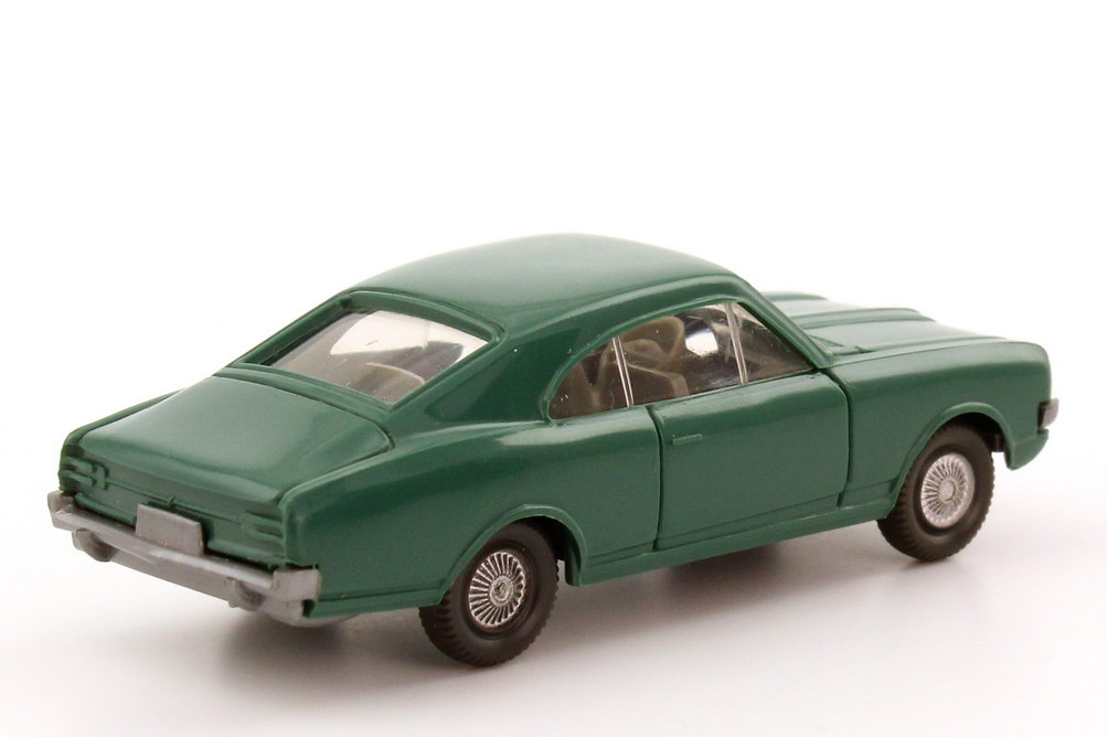 Foto 1:87 Opel Rekord 66 Commodore A GS Coupé patinagrün Wiking 084
