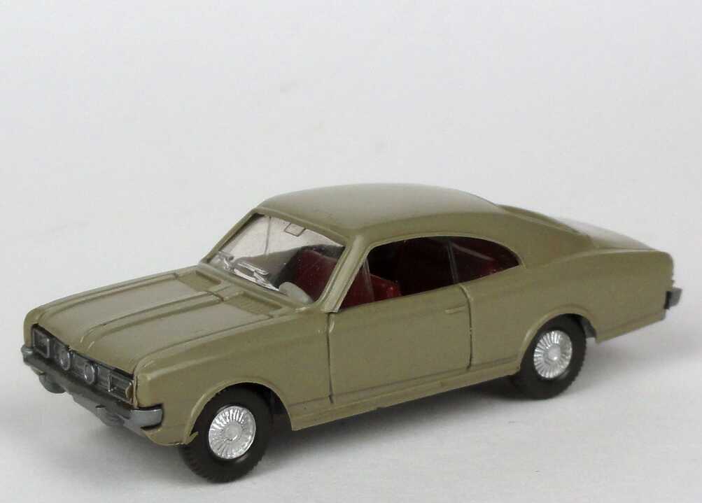 Foto 1:87 Opel Rekord 66 Commodore A GS Coupé olivgrau Wiking 084