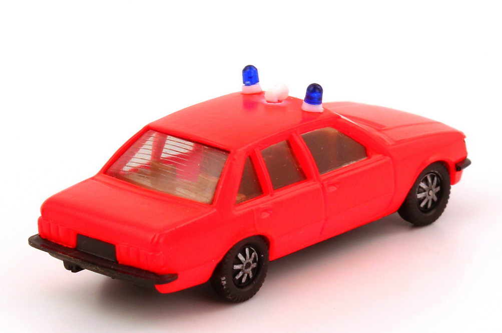 Foto 1:87 Opel Rekord E Feuerwehr leuchtrot (2 Warnleuchten) herpa 4054/2