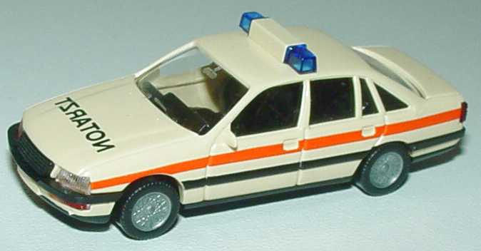 Foto 1:87 Opel Senator B Notarzt Wiking 0710224