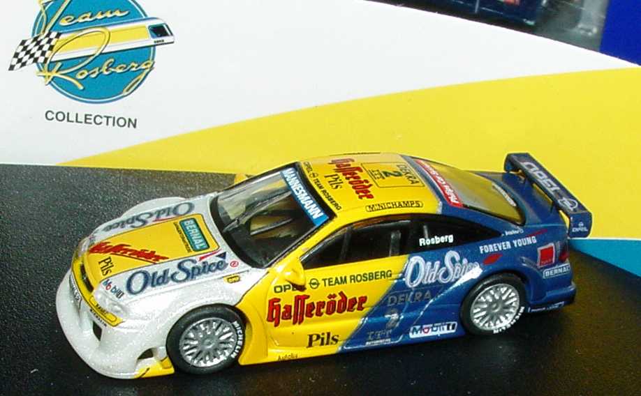 Foto 1:87 Opel Team Rosberg 1995 - Collectors Edition No.1 (3 Opel Calibra (Nr.1 + Nr.2 + Nr.2 Thank you Keke) + 1 Renault AE Renntransporter) Minichamps 870001000