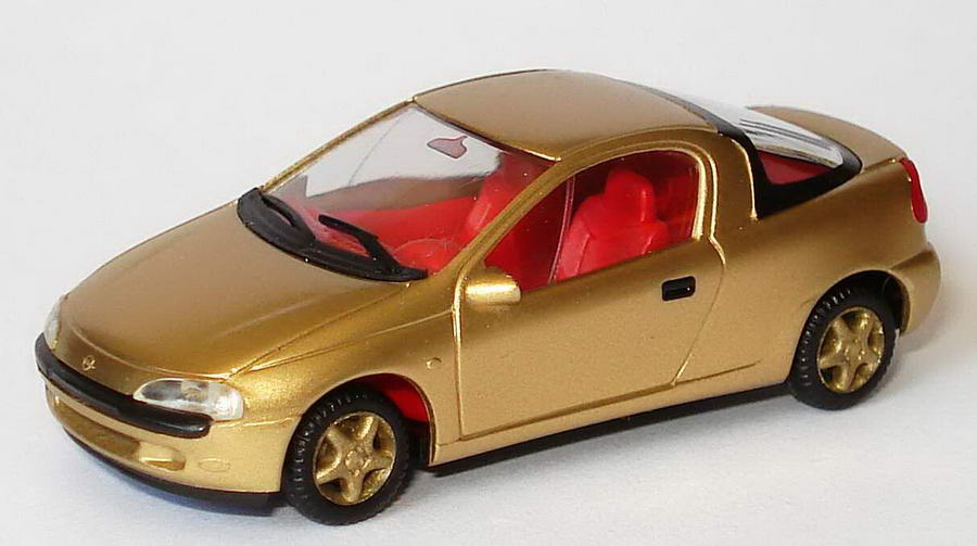 Foto 1:87 Opel Tigra goldmet., IA rot herpa 188043