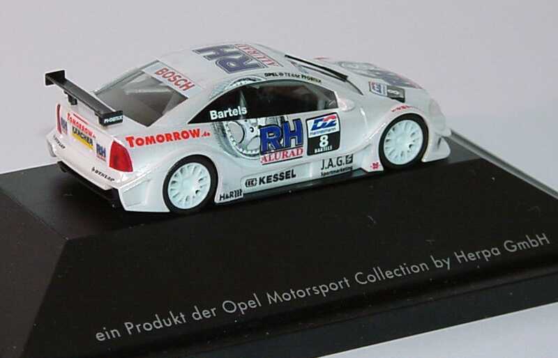Foto 1:87 Opel V8 Coupé DTM 2000 Phoenix, RH Alurad Nr.8, Bartels herpa 037907