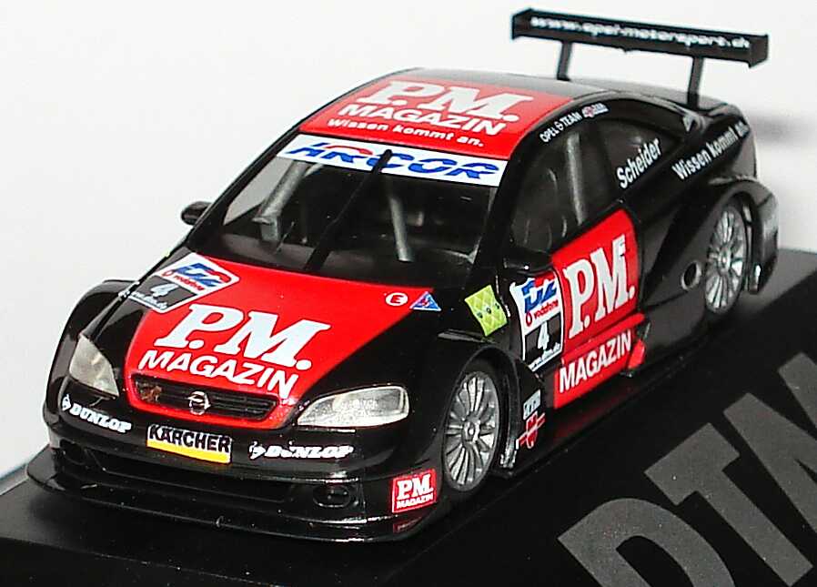 Foto 1:87 Opel V8 Coupé  DTM 2001 Holzer, P.M. Magazin Nr.4, Scheider herpa 037945