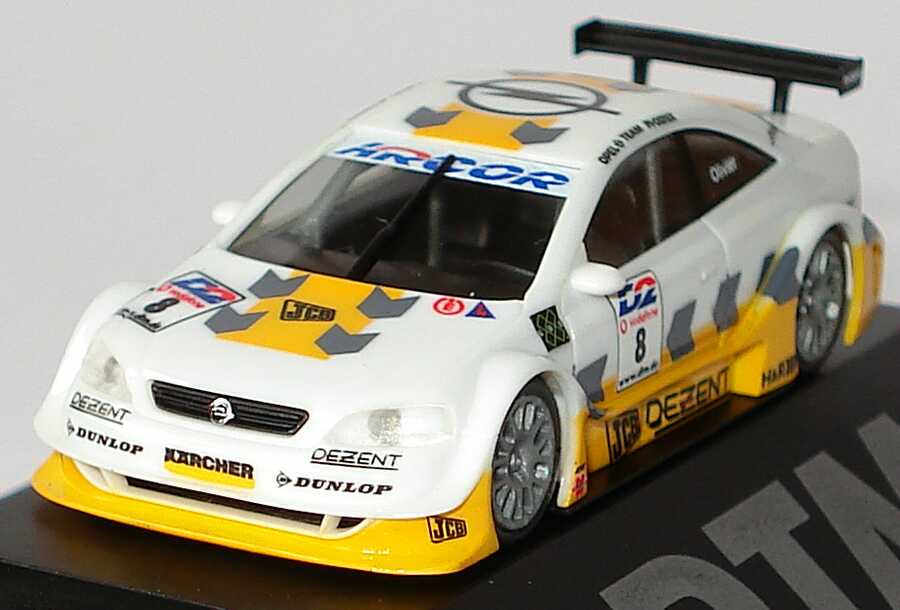 Foto 1:87 Opel V8 Coupé Mod. 2000 DTM 2001 Holzer, JCB Nr.8,  Olivier herpa 037969