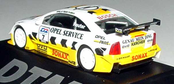 Foto 1:87 Opel V8 Coupé Mod. 2000 DTM 2001 Opel Service Nr.7, M. Reuter herpa 037884