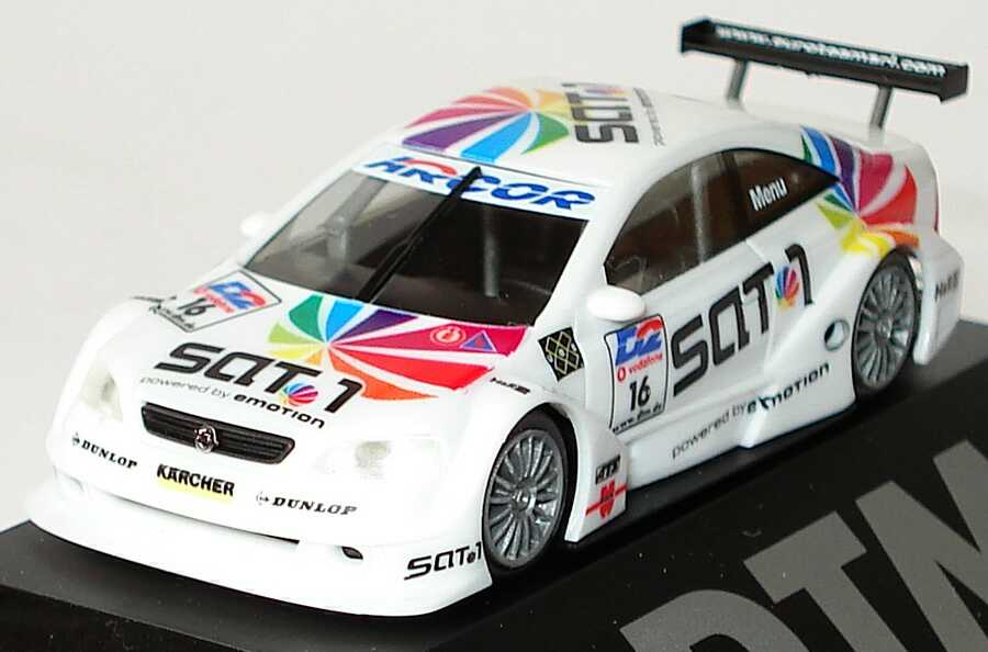 Foto 1:87 Opel V8 Coupé Mod. 2001 DTM 2001 Euro, SAT1 Nr.16, Menu herpa 037983