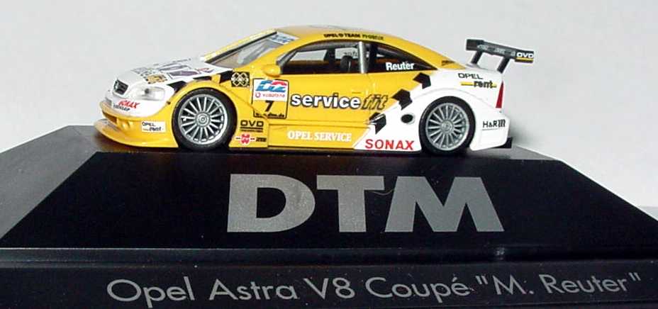 Foto 1:87 Opel V8 Coupé Mod. 2001 DTM 2001 Phoenix, service fit Nr.7, Reuter herpa 037952