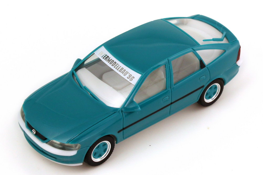 Foto 1:87 Opel Vectra B Fließheck türkis Intermodellbau ´96 Dortmund herpa 222464