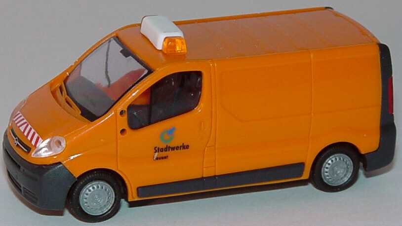 Foto 1:87 Opel Vivaro Kasten Stadwerke Bauamt Rietze 31294