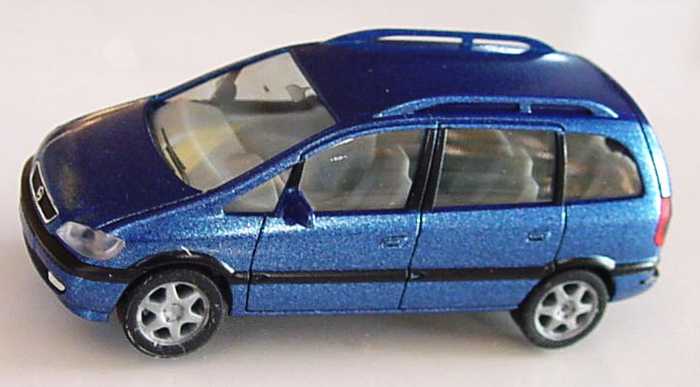 Foto 1:87 Opel Zafira blau-met. herpa 032728