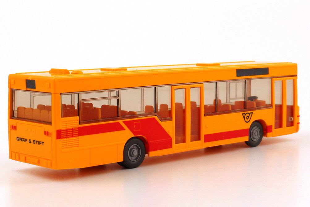 Foto 1:87 Post Museums Shop Set-Packung Deutsch-Österreichischer Postverein (Mercedes O 302 Postbus + ÖAF Gräf & Stift AG GSNL 202 Postbus Österreich) Wiking 81-09