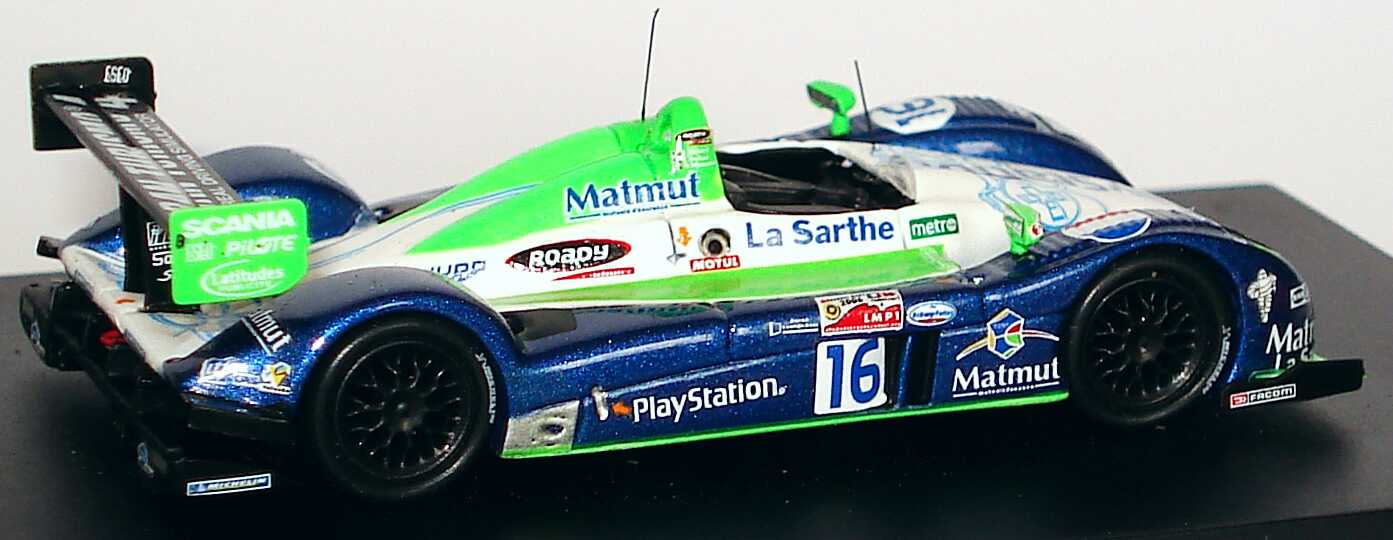 Foto 1:87 Pescarolo C60 - Judd LeMans 2006 PlayStation, Matmut Nr.16, Collard / Comas / Minassian Spark 87S002