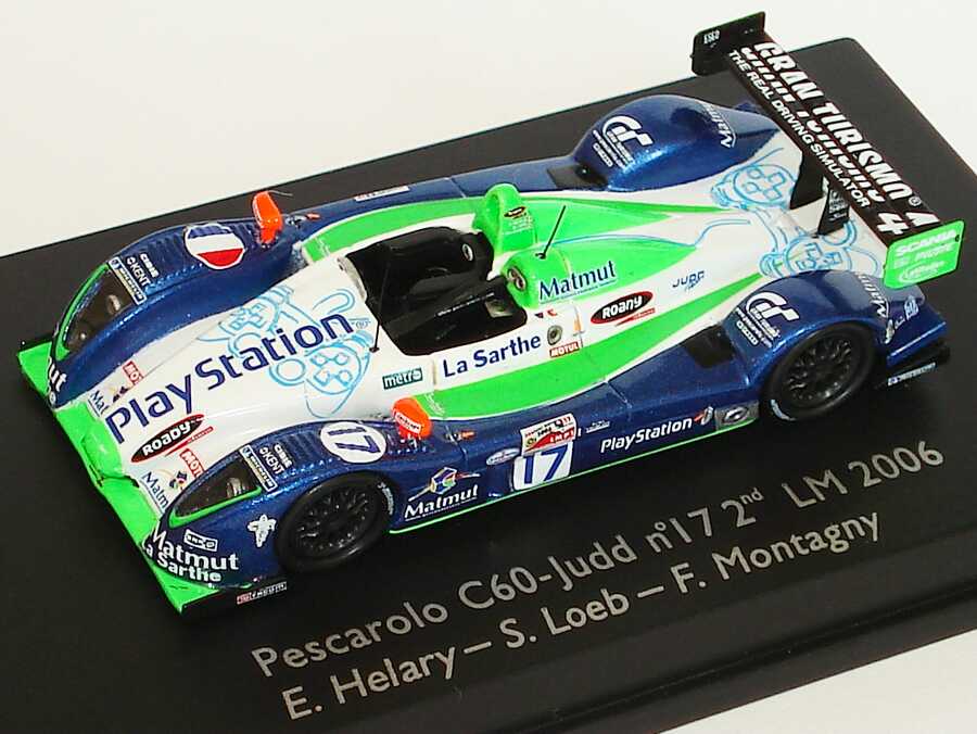 Foto 1:87 Pescarolo C60 - Judd LeMans 2006 PlayStation, Matmut Nr.17, Helary / Loeb / Montagny Spark 87S001