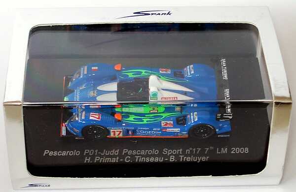 Foto 1:87 Pescarolo P01-Judd LeMans 2008 Pescarolo Sport Nr.17, Promat / Tinseau / Treluyer (7. Platz) Spark 87S089