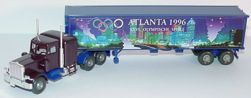 Foto 1:87 Peterbilt 40CoSzg 3/2 Atlanta 1996 - XXVI. Olympische Spiele Wiking 52703