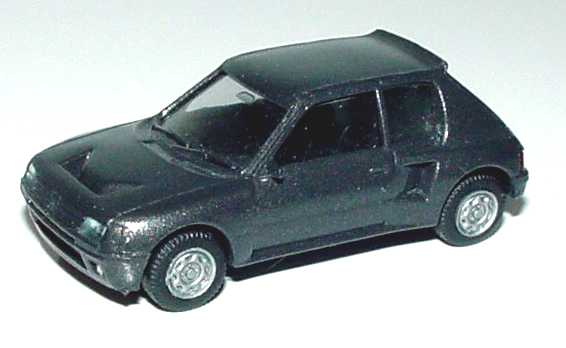Foto 1:87 Peugeot 205 Turbo 16 anthrazit-met. herpa 3069