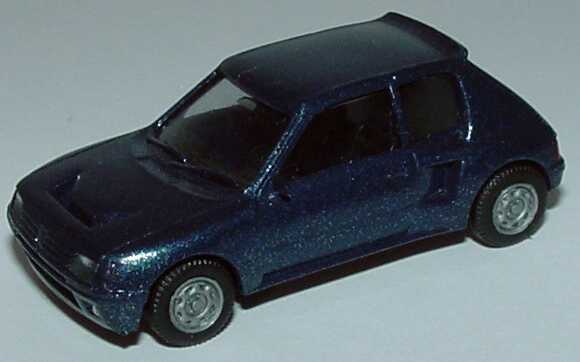 Foto 1:87 Peugeot 205 Turbo 16 blau-met. herpa 3069