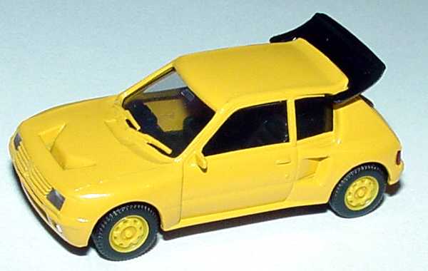 Foto 1:87 Peugeot 205 Turbo 16 camelgelb herpa 2069
