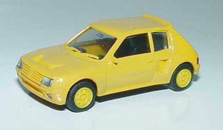 Foto 1:87 Peugeot 205 Turbo 16 camelgelb herpa 2069