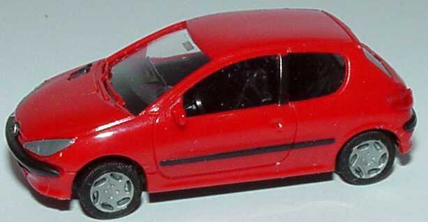 Foto 1:87 Peugeot 206 3türig rot AMW/AWM 0290