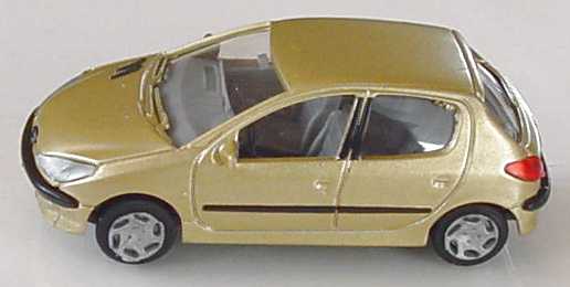 Foto 1:87 Peugeot 206 5türig champagner-met. AMW/AWM 0289