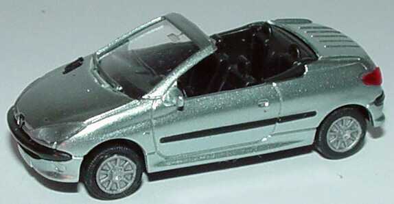 Foto 1:87 Peugeot 206 CC Cabrio grausilber-met. AMW/AWM