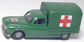 Foto 1:87 Peugeot 403 Pickup Plane Militärambulanz Praliné 2310