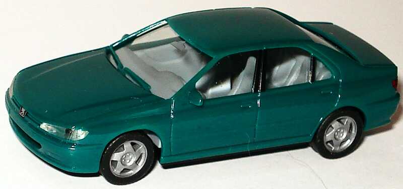 Foto 1:87 Peugeot 406 dunkelgrün herpa 022590