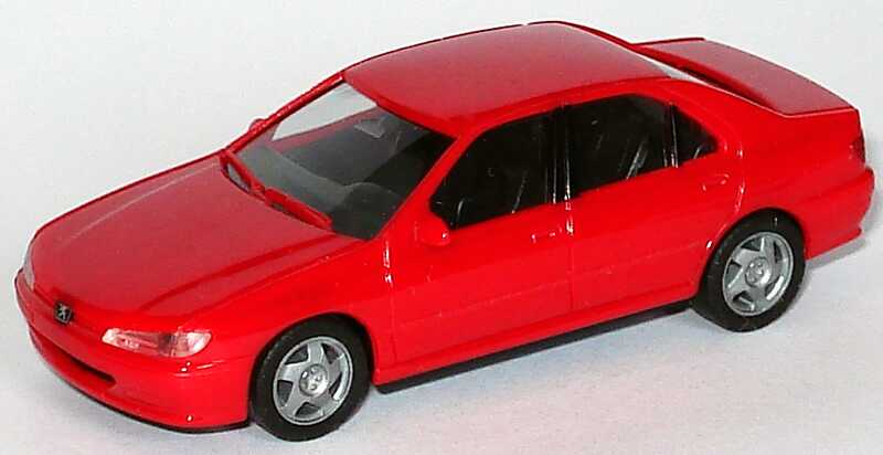 Foto 1:87 Peugeot 406 rot herpa 022590