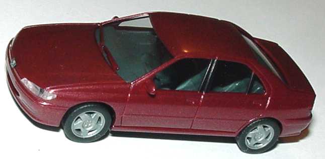 Foto 1:87 Peugeot 406 weinrot-met. herpa 032589